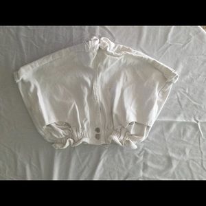 Princess Polly white paper bag shorts